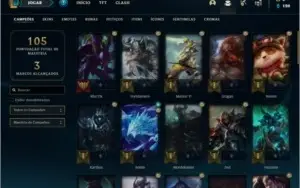 Conta platina 2 com 10 skins e 51 champs ( MAIN JG / TOP )