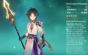 Reroll Xiao + Lança Prismática