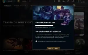 Conta platina 4 com 20 Champs e 9 Fragmentos de skins