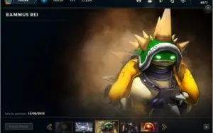 Conta LoL com Kayle juizaRammus rei 77skins 8 lendarias 17ep