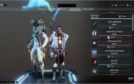 Vendo Conta de Warframe, MR22, 4K de platina