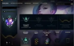 CONTA LOL PLAT 3 MMR OTIMO COM RP E SKIN ULTIMATE