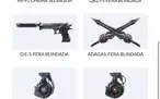 conta crossfire coronel, 33 vips, cheytac vip, kit titanio