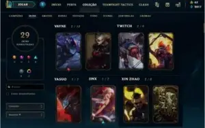 Conta Level 37 - Ouro IV (Season 7) + 25 skins