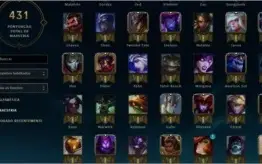CONTA LOL LVL 30 89 champions + 12k de IP GOLD V