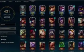 CONTA LOL LVL 30 89 champions + 12k de IP GOLD V