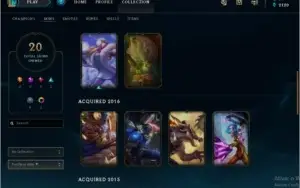 Conta ouro 5, 30 baús hextec, 80 campeões