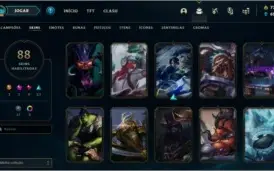 Conta League Of Legends 88 Skins Sou Confiavel Faço Desconto