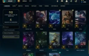 Conta prata 2 com 40 Champs e 12 Skins ( MAIN SUP )