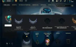 Conta prata 2 com 40 Champs e 12 Skins ( MAIN SUP )