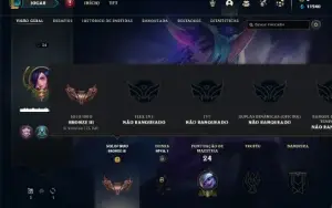 Conta bronze 3 com 27 Champs e 2 Skins + 2 Fragmentos