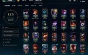 Conta League of Legends Diamond 5, Full Champ