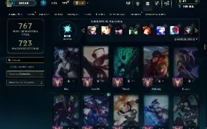 Unranked com TODOS os Champs e 145 Skins (ADC / SUP / JG)