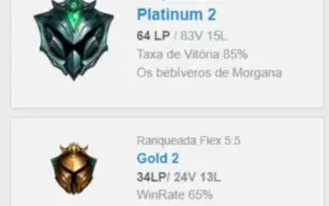 Venda de conta League of Legends com Rammus rei