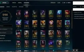 Conta Diamante 5, com 142 Skins, + de 140k de RP gasto!