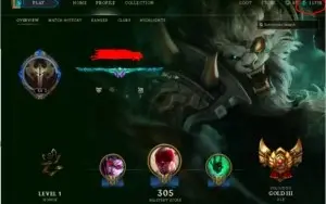 Conta League of Legends GOLD 3
