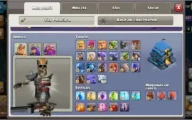 4 contas boas clash of clans, e uma royale