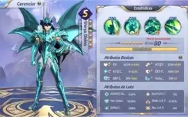Conta Saint Seiya Awakening altamente competitiva
