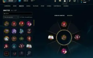 Unranked com 35 Champs e 10 Skins + 3 Fragmentos