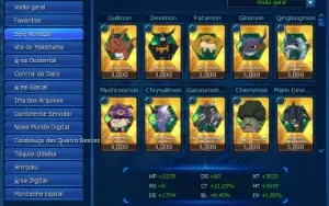Conta LADMO servidor Omegamon com OX, Zeed, DB e mais