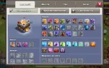 Conta de clash of clans cv11 recente