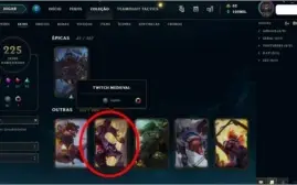 Conta League of Legends de 2012