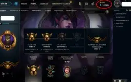 Conta League of Legends de 2012