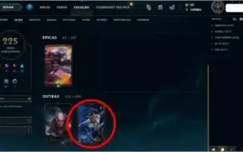 Conta League of Legends de 2012