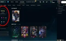 Conta League of Legends de 2012