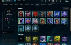 Prata 3 com 30 Champs e 1 Skin + 7 Fragmentos