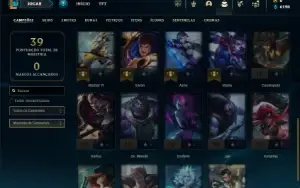 Prata 3 com 30 Champs e 1 Skin + 7 Fragmentos
