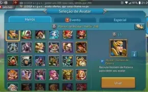 Lords mobile conta 25(CT), 59(jogador), 96m poder, pré t4