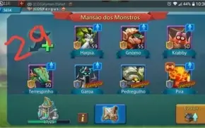 Lords mobile conta 25(CT), 59(jogador), 96m poder, pré t4