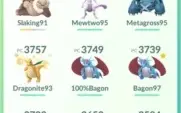 Conta nv40 com Lendários e Lendários Shiny.