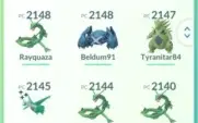 Conta nv40 com Lendários e Lendários Shiny.