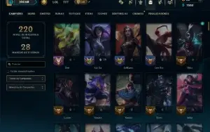 Unranked com 140 Champs e 33 Skins ( ADC / MID )