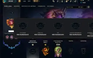 Unranked com 140 Champs e 33 Skins ( ADC / MID )