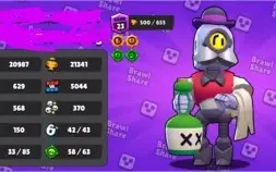 Conta brawl stars (42/43) todos os lendários
