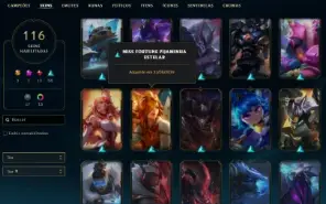 Conta lol Bronze c/ 3 skins ultimate + quase todos campeões
