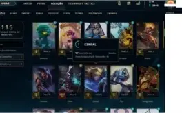 CONTA DE LOL - PLAT 3 - 11 SKINS - 45 CAMPEOES