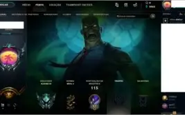 CONTA DE LOL - PLAT 3 - 11 SKINS - 45 CAMPEOES