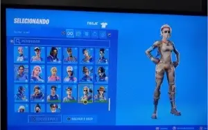 Conta fortnite s3  com 127 skins + salve o mundo