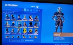 Conta fortnite s3  com 127 skins + salve o mundo