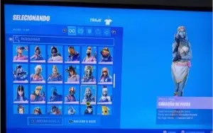 Conta fortnite s3  com 127 skins + salve o mundo