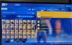 Conta fortnite s3  com 127 skins + salve o mundo