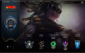 Conta de LOL,Lv 151,prata 2,Com 73 skins