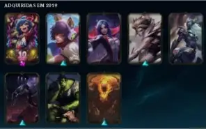 Conta de LOL,Lv 151,prata 2,Com 73 skins