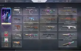 Conta Valorant, Ouro 3 , muitas skins