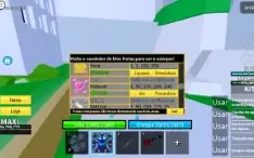 Conta Super forte no blox fruits é em outros jogos