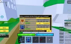 Conta Super forte no blox fruits é em outros jogos